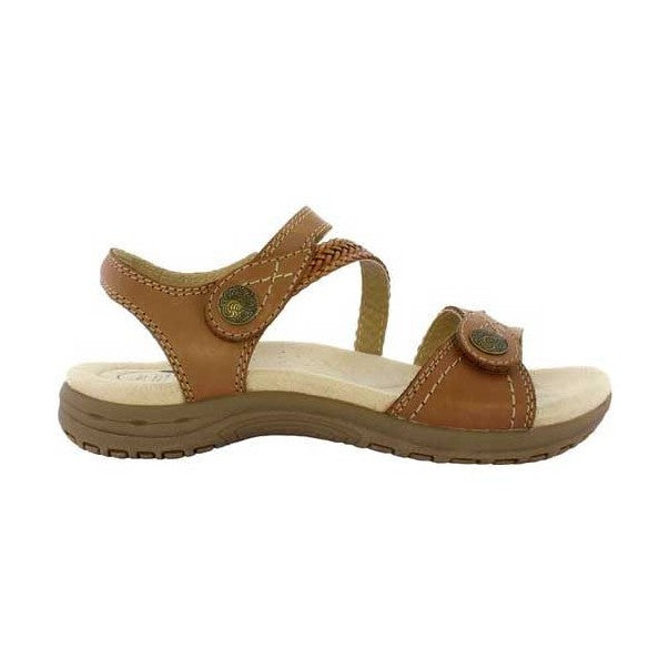 Free Spirit Malibu WALNUT Brown Leather Comfort Sandals