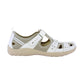 Free Spirit casual shoe Cleveland WHITE Leather with Velcro strap