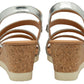 Lotus Wedge Sandal Goldie SILVER ULP275