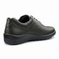 Hotter Shoe Tone  Forest GREEN Leather Lace up Wide Fitting Shoe
