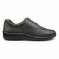 Hotter Shoe Tone  Forest GREEN Leather Lace up Wide Fitting Shoe