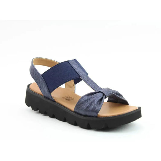 Heavenly Feet Accord NAVY Chunky Sole Sandal