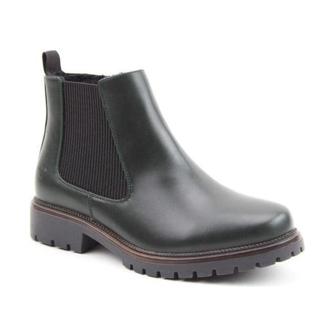 Heavenly Feet Boot Angelina Chelsea style Ankle Boot with zip FOREST Green DAWLISH