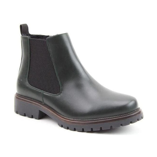 Heavenly Feet Boot Angelina Chelsea style Ankle Boot with zip FOREST Green DAWLISH