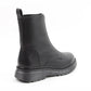 Heavenly Feet Boot Yolanda Front Zip Ankle Boot BLACK