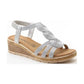 Heavenly Feet Glynis Sandald SILVER GLYNIS