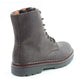 Heavenly Feet Justina BARK 8 Eyelet Lace Up Boot With Zip