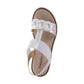 Heavenly Feet Lulu Vegan Friendly Chunky Sole Sandal WHITE