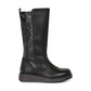 Heavenly Feet Luna Black Long Leg Zip Boot