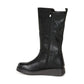Heavenly Feet Luna Black Long Leg Zip Boot