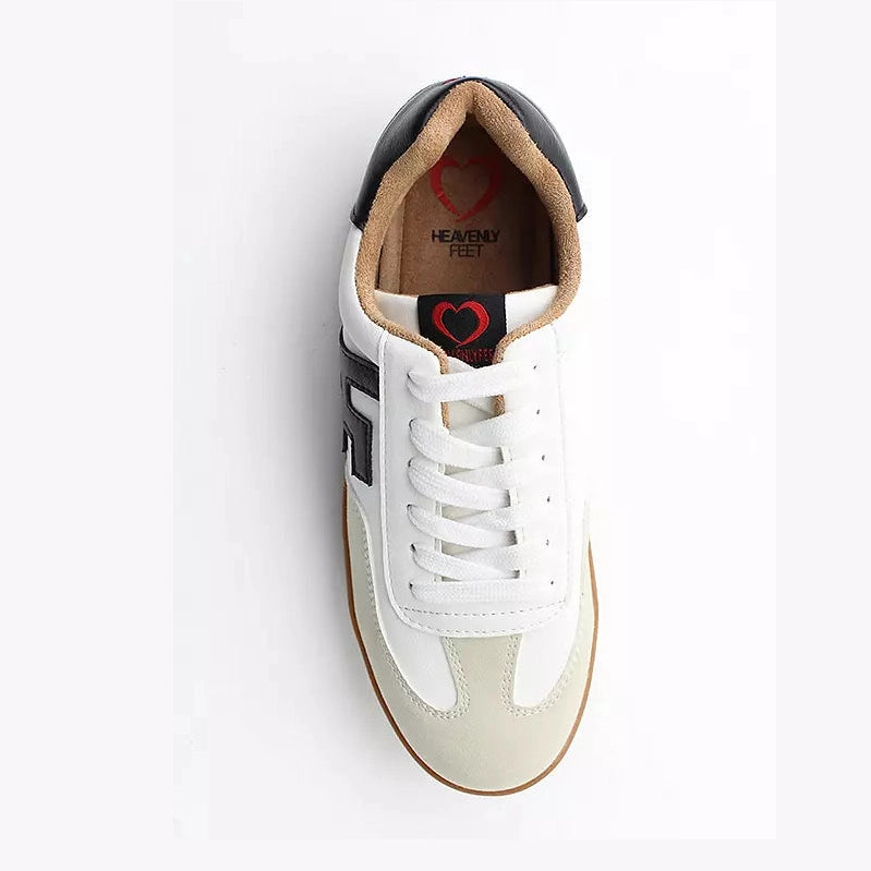 Heavenly Feet Madison WHITE Casual Shoe / Trainer