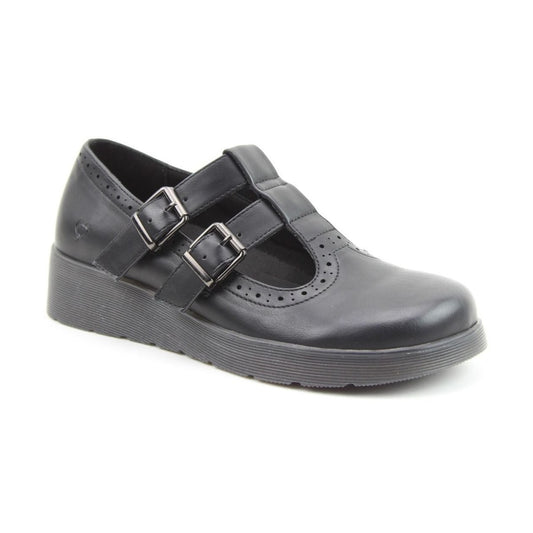 Heavenly Feet Mimosa BLACK Twin Bar Vegan Friendly Shoe