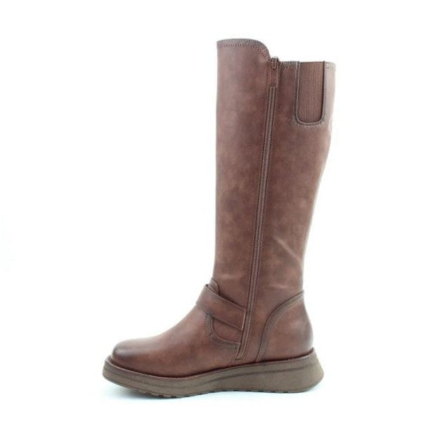 Heavenly Feet Rubymae Vegan Friendly Long Boot CHOCOLATE