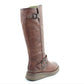 Heavenly Feet Rubymae Vegan Friendly Long Boot CHOCOLATE