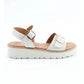 Heavenly Feet Sonja Stone Chunky Sole Sandal