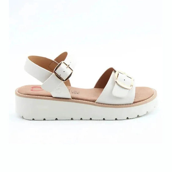 Heavenly Feet Sonja Stone Chunky Sole Sandal