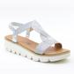 Heavenly Feet Sunrise SILVER Chunky Sole Sandal