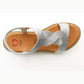 Heavenly Feet Sunrise SILVER Chunky Sole Sandal