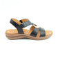 Heavenly Feet Trace BLACK Comfort Sandal