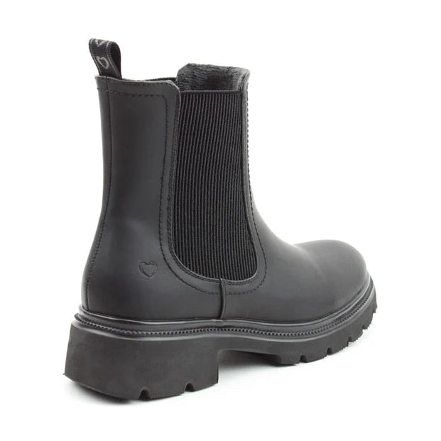 Heavenly Feet Zeta BLACK Litesole Chelsea Boot with Zip