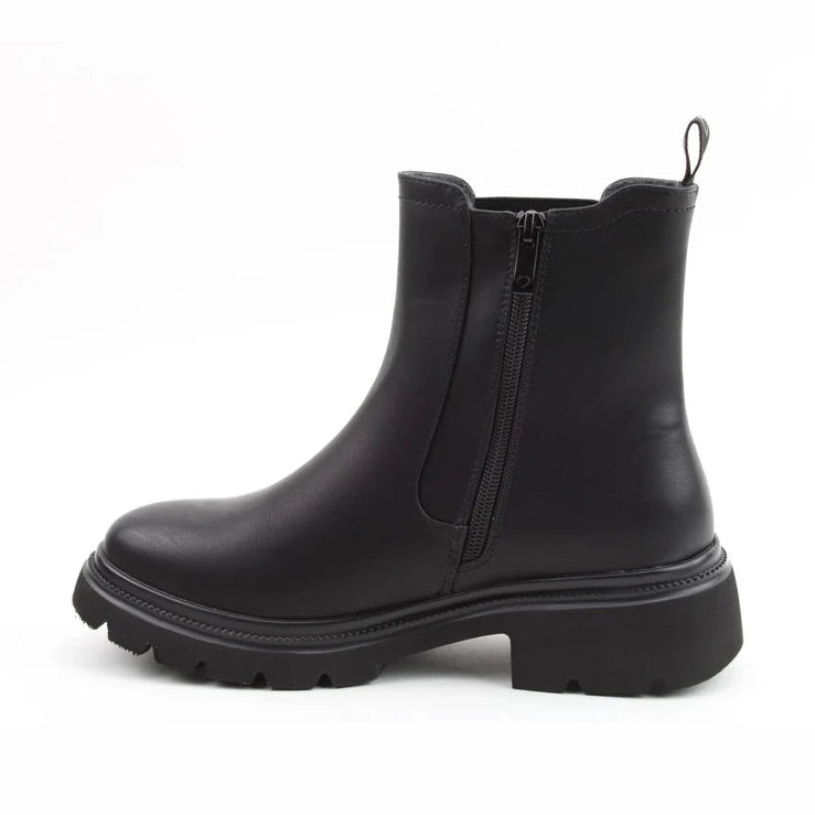 Heavenly Feet Zeta BLACK Litesole Chelsea Boot with Zip