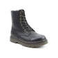 Heavenly Feet Ankle Boot with lace and zip Justina BLACK SMOOTH