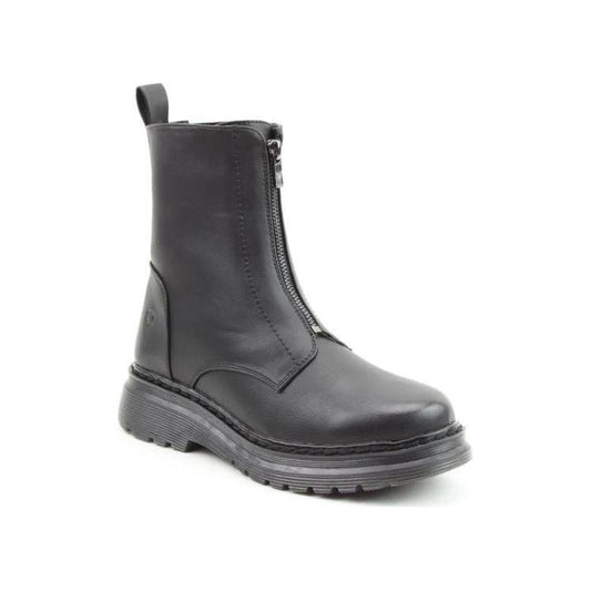 Heavenly Feet Boot Yolanda Front Zip Ankle Boot BLACK