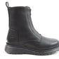 Heavenly Feet Boot Yolanda Front Zip Ankle Boot BLACK