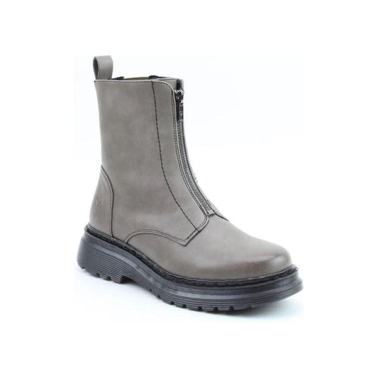 Heavenly Feet Boot Yolanda Front Zip Ankle Boot  EARTH YOLANDA