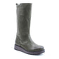 Heavenly Feet Luna Long Boot with zip KHAKI
