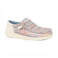 Hey Dude Wally Funk Slip On Casual Shoe Multi Egret 45146