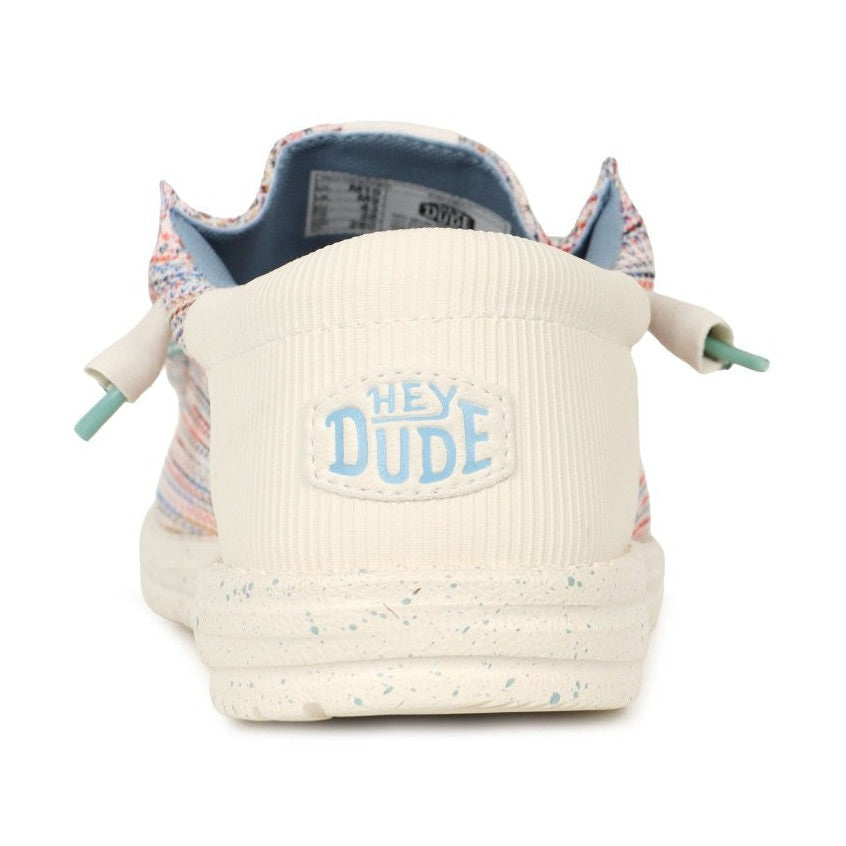 Hey Dude Wally Funk Slip On Casual Shoe Multi Egret 45146