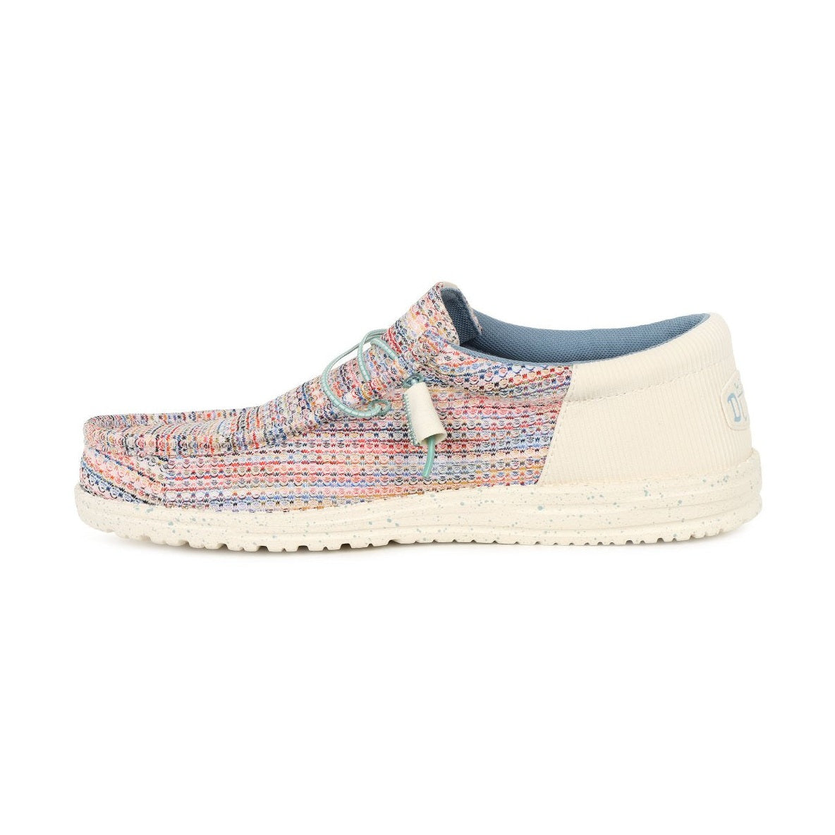 Hey Dude Wally Funk Slip On Casual Shoe Multi Egret 45146