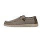 Hey Dude Wally Sox BEIGE Slip On Lightweight Casual Shoe