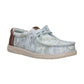 Hey Dude Wally Washed Palm Harbour GREEN Slip On Casual Shoe