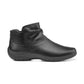 Hotter Boot MURMUR Ankle Boot with double zips EXTRA WIDE BLACK