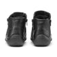 Hotter Boot MURMUR Ankle Boot with double zips EXTRA WIDE BLACK