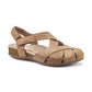 Hotter Catskill TAN Touch Fastening Closed Toe Sandal