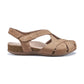 Hotter Catskill TAN Touch Fastening Closed Toe Sandal