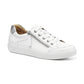 Hotter Chase White Leather Comfort Trainer