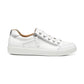 Hotter Chase White Leather Comfort Trainer