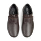Hotter Mens BROWN Leather SEDGWICK touch fastening Shoe