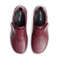 Hotter SUGAR Maroon touch fastening Wide Fitting Shoe