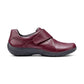 Hotter SUGAR Maroon touch fastening Wide Fitting Shoe