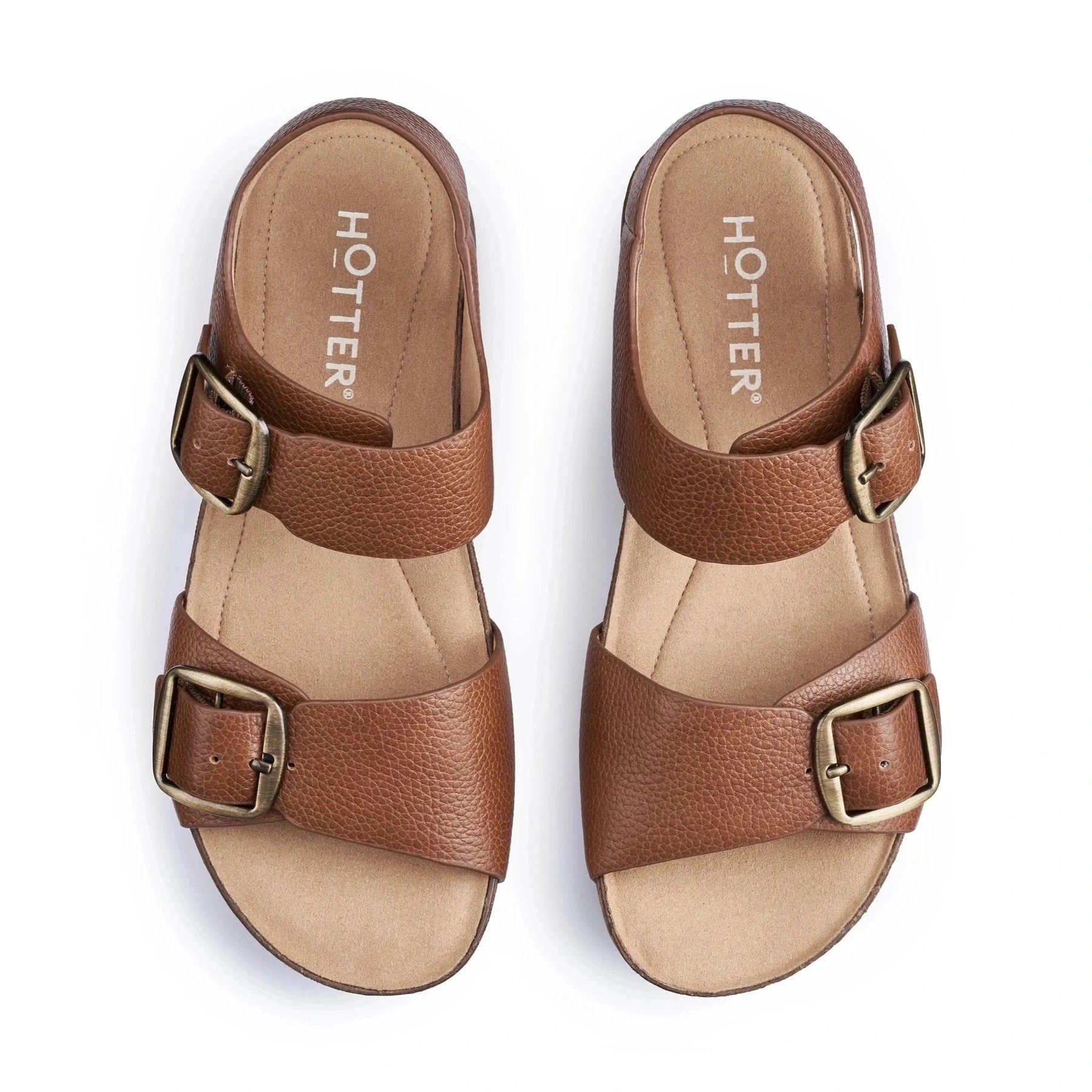 Hotter Sandal Tourist TAN Leather