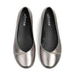 Hotter Shoe ROBYN Ballerina style Flat court shoe WIDE PEWTER