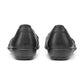 Hotter Shoe ROBYN Ballerina style Flat court shoe WIDE BLACK