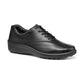 Hotter Shoe Tone Black Extra Wide Leather Lace up Shoe Black