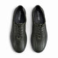 Hotter Shoe Tone Forest GREEN Leather Lace up Wide Fitting Shoe