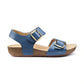 Hotter Tourist Cork Footbed Buckle Sandal AQUATIC BLUE